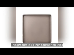 11 cali kwadratowy wypełniony stalowo węglowym patelni